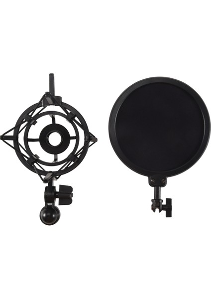 Stüdyo Yayını Için Kalkan Eklemli Başlık Standı Braketi ile Profesyonel Mikrofon Mikrofon Şok Montajı (Yurt Dışından) indirimleri