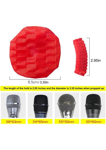 1200PCS Tek Kullanımlık Mikrofon Kapağı Ktv Kayıt Stüdyosu Karaoke (Karışık Renkler) Için El Taşınır Mikrofon Ön Cam (Yurt Dışından) fırsatları