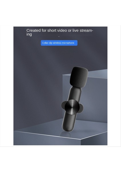 Kablosuz Lavalier Mikrofonlar Gürültü Azaltma Otomatik Senkronizasyon Kapı Mikrofonu Canlı Akışı Vloggers Röportaj (Yurt Dışından) indirimleri