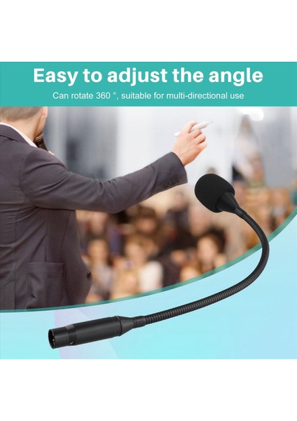 Gooseneck Mikrofon 3 Pin Esnek Gürültü Azaltma Giya Çapası Mikrofonda Toplantı Odaları Için (Yurt Dışından) indirimleri