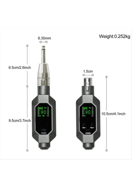 Dinamik Mikrofon Için Uhf Kablosuz Mikrofon Dönüştürücü Xlr Verici ve Alıcı Mikrofon Sistemi (Yurt Dışından) indirimleri