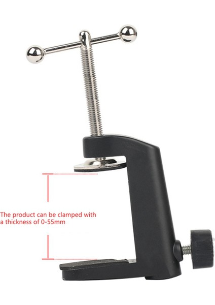 Mikrofon Süspansiyon Bomu Makas Kolu Stand Tutucusu Için 2x Ağır Hizmet Tipi Metal Masa Montaj Kelepçesi (Yurt Dışından) fırsatları
