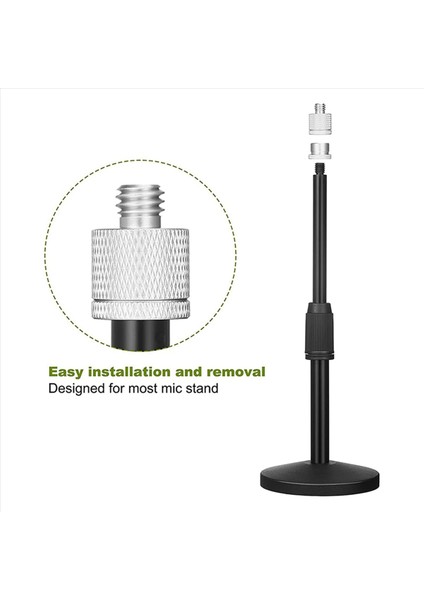 60 Pcs Mikrofon Iplik Adaptör Seti 5/8 Dişi Ila 3/8 Erkek ve 3/8 Dişi Ila 5/8 Erkek Vidalı Adaptör Diş (Yurt Dışından) modelleri