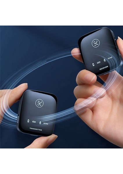 M18 Dslr Kamera Kamera Kamerası Akıllı Telefon ve Tablet Için Bire Bir Kablosuz Lavalier Mikrofon (Yurt Dışından)