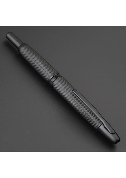 Retractable Fountain Pen 0 4mm Ekstra Ince Nib Metal Izgara Mürekkep Kalemi Okul Ofis Malzemeleri Için Klipli Siyah (Yurt Dışından) modelleri