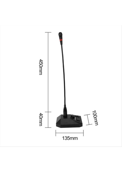 Aliunce SM01 Masaüstü Mikrofonu Walkie Talkie Iki Yönlü Radyo El Taşınağı Mikrofonu Standart 8 Pin Yuvarlak Arayüz (Yurt Dışından) fırsatları