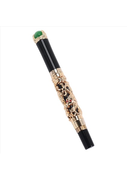 Jinhao Lüks 18KGP 0 5mm Altın Ejderha Ejderha Çeşmesi Kalem Çeşme Kalemi (Yurt Dışından) modelleri