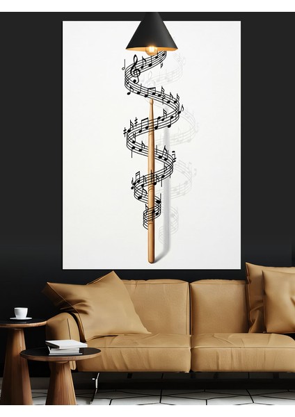 Kül Duman Dalga Soyut Dekoratif Kanvas - Mdf Ahşap Tablo modelleri