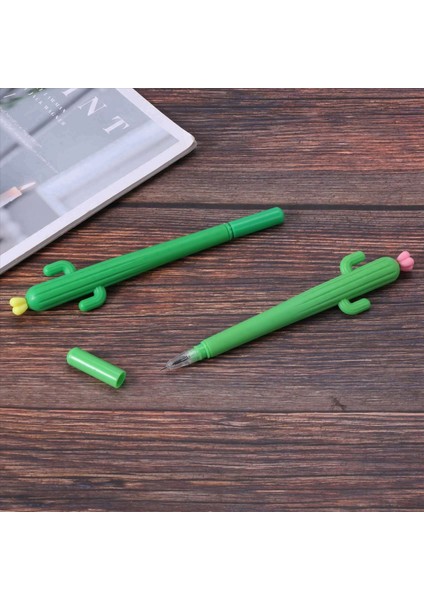 60 Adet Kaktüs Şekilli Rollerball Kalemler Kaktüs Jel Mürekkep Kalemleri Ofis Okulu Için Kalem Yazma Ev Yazma Malzemeleri (Yurt Dışından) fırsatları