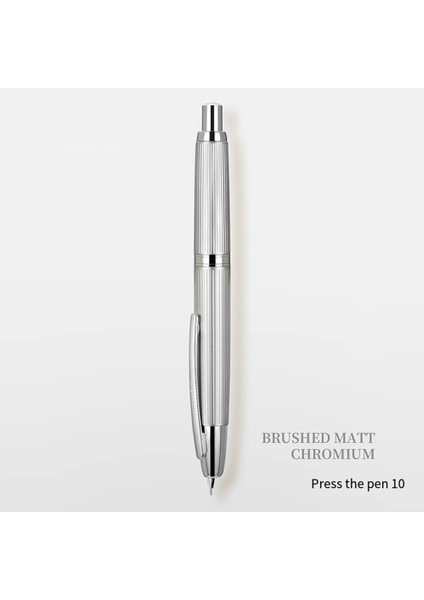 Jinhao 10 Hafif Lüks Basın Geri Çekilebilir Tip Çeşme Kalemi Kaligrafi Yazma Imzalama Ofisi Kalemi F (Yurt Dışından) indirimleri
