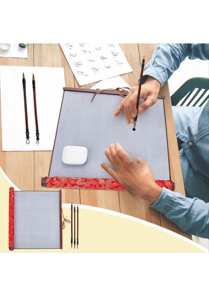 Mürekkep Yok Çin Hattı Uygulaması Set Su Yazma Bezi Parşömenleri Yeni Başlayanlar Için Geleneksel Geleneksel Stil 2 (Yurt Dışından) fiyatları