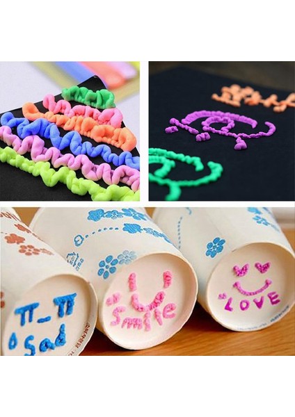 Dıy Kabarcık Patlamış Mısır Çizim Kalemleri Sihirli Kabarık Kalemler Patlamış Mısır Renk Kalemleri 3D Sanat Baskı Kabarcığı Kalem (5 Kutu) (Yurt Dışından) indirimleri