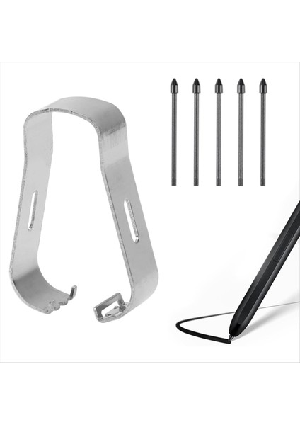 5 Paket Ince Kalem Uçları Stylus Kalem Değiştirme Uçları Çoğu Samsung/dikkat Çekici 2 Tablet Için Ucu Çıkarma Aracı ile Uçlar (Yurt Dışından) fiyatları