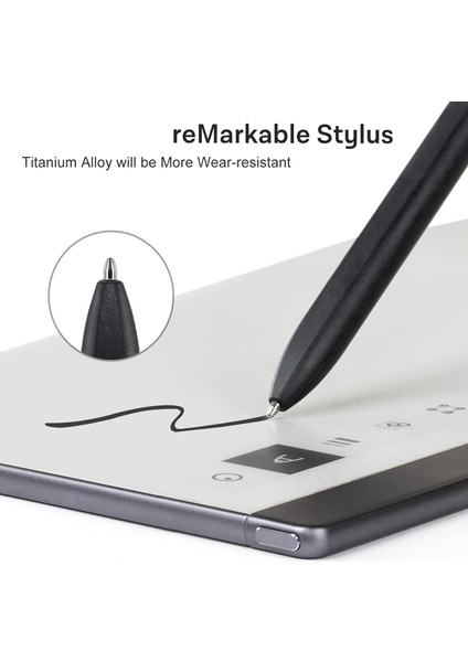 Değerli 2 Tablet Dayanıklı Titanyum Alaşımlı Metal Uç/nibs (4 Adet) (Yurt Dışından) modelleri