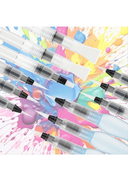 12 Pcs Suluboya Fırça Kalemleri Doldurulabilir Su Fırçası Kalemler Farklı Boyutlu Boyama Su Fırçaları Çeşitli Uçlu Uçlu Kalem (Yurt Dışından) indirimleri