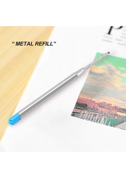 6 Tükenmez Kalem Doldurma 10 cm Mavi Büyük Yeniden Doldurma (Yurt Dışından) indirimleri