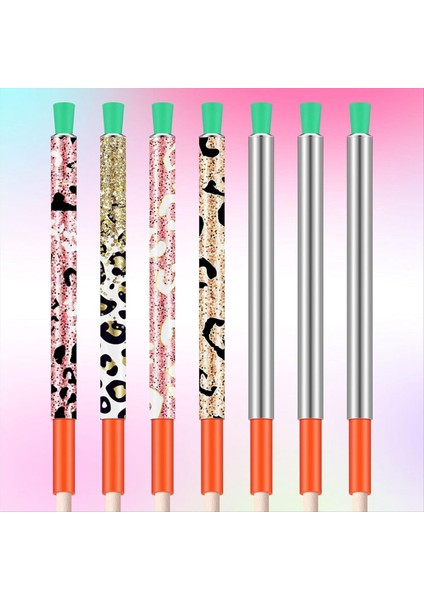 Epoksi Parıltı Kalem Döner Bağlantı Seti Paslanmaz Çelik Kalemler Silikon Fiş Silikon Kalem Kapaklar Dıy Parıltı Için Aletler (Yurt Dışından) indirimleri