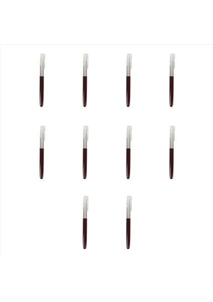 10X Kahraman 616 Çeşme Kalemi Kapşonlu Altın Nib Koyu Kırmızı Namlu Küçük Vintage (Yurt Dışından)