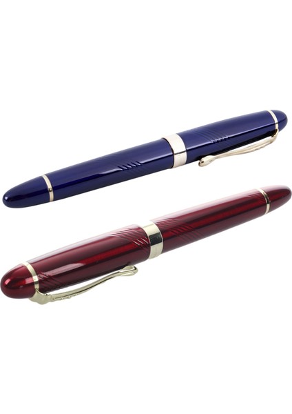 2 Adet Jinhao X450 18 Kgp 0 7mm Geniş Nib Çeşme Kalemi Kırmızı ve Mavi (Yurt Dışından) fiyatları