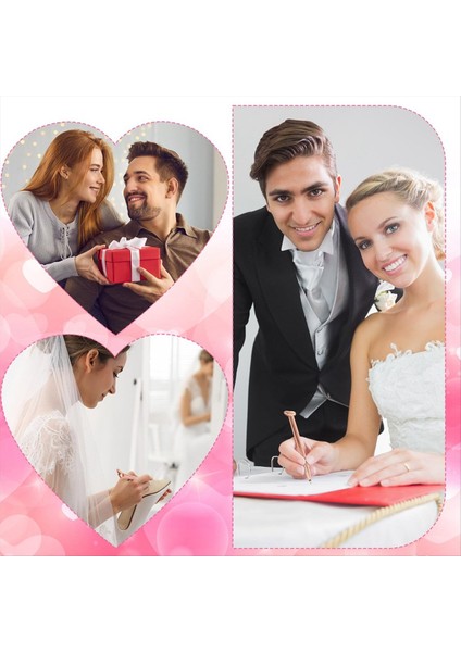 20PCS Sevgililer Kalem Kalp Şekleli Metal Pens Sevgililer Ler Kalp Dekoratif Partisi Partisi Favors Okulu Için (Yurt Dışından) modelleri