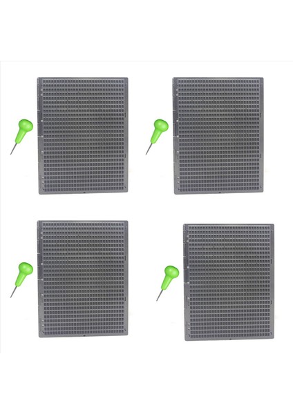4x 27 Satır ve 30 Izgara Pratik Okul Plastik Braille Portatif Yazı Tahtası (Yurt Dışından)