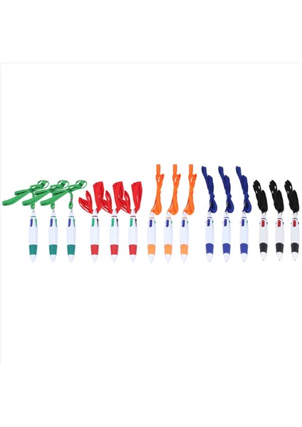15 Adet Halat Mekan Kalem 4 Retractable Kalemler Bir Halat Servis Kalem 4 Renk Mürekkep Beyin Pen Zinciri Okul Evi Için Zincir (Yurt Dışından) modelleri