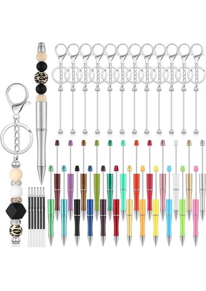 36 Boncuklu Kalem Boncuklu Anahtarlık Şeritleri 12 Boncuklu Anahtarlık Şeritleri 24 Boş Boncuklu Kalem Zanaat Kalemi Yapım Kiti C (Yurt Dışından)