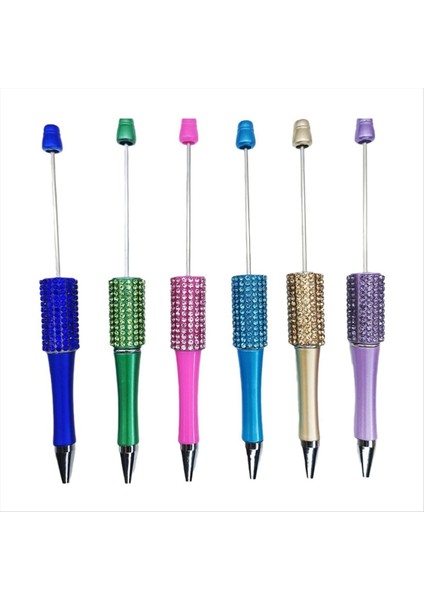 12PCS Elmas Boncuklu Kalem Diy Renkli Boncuk Beyaz Kalemleri Öğrenci Kırtasiye Kalemleri Okul Ofis Malzemeleri Yazmak Için (Yurt Dışından) indirimleri