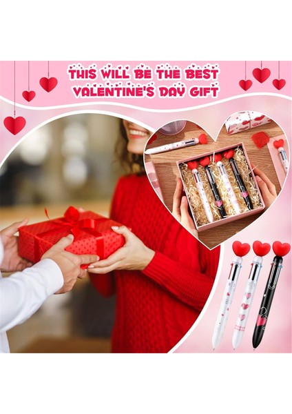 24 Pcs Sevgililer Günü Kalp Şekli Kalem Toplu Sevgililer Günü Için Geri Çekilebilir Tazminat Kalemleri Yetişkinler Kadın Hemşire Düğünü (Yurt Dışından) fırsatları