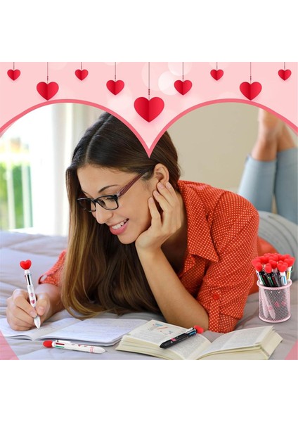 24 Pcs Sevgililer Günü Kalp Şekli Kalem Toplu Sevgililer Günü Için Geri Çekilebilir Tazminat Kalemleri Yetişkinler Kadın Hemşire Düğünü (Yurt Dışından) indirimleri
