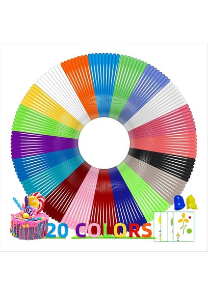 20 Tolas Pla 3 D Pen Filament Dolgunlukları 1 75MM 3 D Pen Filament Her Renk 16 4ft Toplam 328FT Uyumlu Mynt3 D 3 Dp Ens (Yurt Dışından)