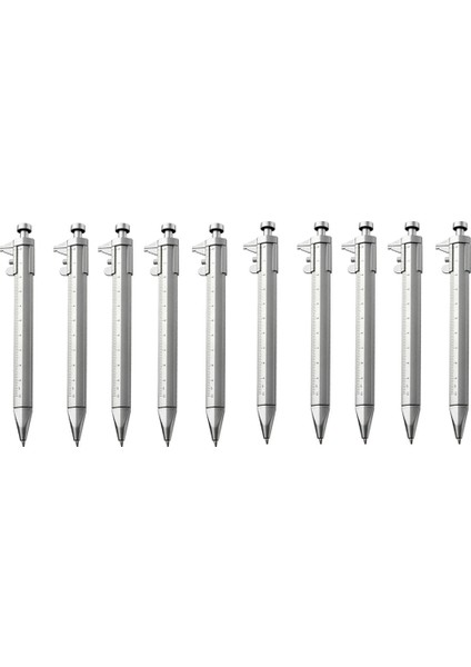 10PCS Verier Caliper 0-100MM Beyaz Kalem Çok Fonksiyon Gadget Erkekler Için Kadın Ağaç Işçileri Marangoz Öğrenci (Yurt Dışından)