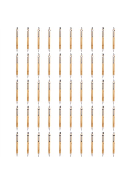 50PCS/LOT Bambu Tükenmez Kalem Kalemi Temas Kalemi Ofisi &amp Okul Malzemeleri Kalemler ve Yazma Malzemeleri Mavi Mürekkepli Ler (Yurt Dışından)