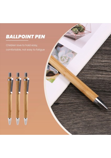 50PCS/LOT Bambu Tükenmez Kalem Kalemi Temas Kalemi Ofisi &amp Okul Malzemeleri Kalemler ve Yazma Malzemeleri Mavi Mürekkepli Ler (Yurt Dışından) fırsatları