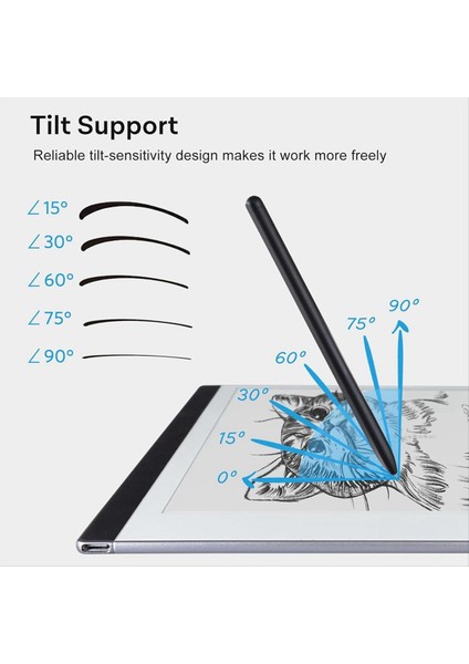 Dikkate Değer 2 Tablet Dayanıklı Titanyum Alaşım Metal Uç/nibs (3 Adet) (Yurt Dışından) indirimleri