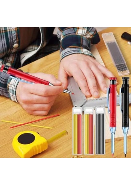 2 8 mm Kurşun ve Dahili Kalemle Kalem Kurşun Kalem Ahşap Fabrika Kırtasiye ile Çok Paketli Katı Marangoz Kalem Seti (Yurt Dışından) fırsatları