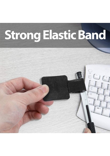 12 Paket Kalem Döngüsü Tutucu Kendi Kendine Yapışkan Kalem Tutucu Kalem Elastik Döngü Dizüstü Bilgisayarlar Dergiler Takvimler (Siyah) (Yurt Dışından) modelleri