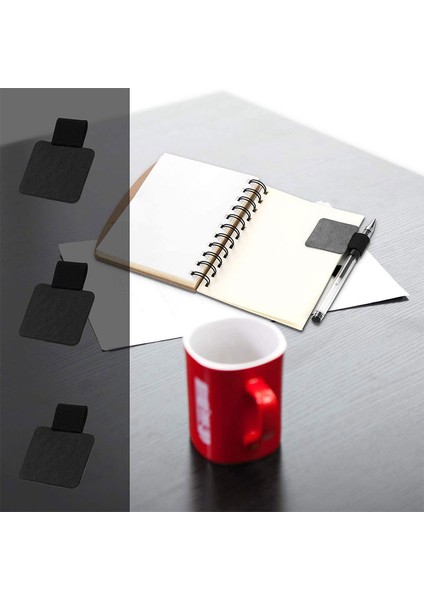 12 Paket Kalem Döngüsü Tutucu Kendi Kendine Yapışkan Kalem Tutucu Kalem Elastik Döngü Dizüstü Bilgisayarlar Dergiler Takvimler (Siyah) (Yurt Dışından) fırsatları