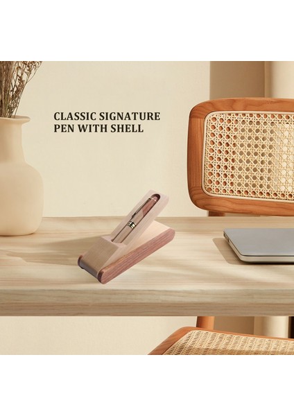 Imza Veya Iş Özel Kullanımları Için Vaka El Işi Ahşap Vintage Baskısı ile Klasik Imza Kalemi (Yurt Dışından) fiyatları