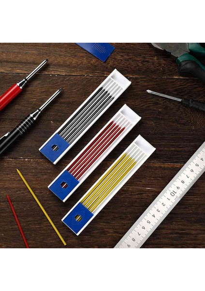 120 Pcs 2 8 mm Katı Marangoz Kalem Set Kurşun Kalem Marangoz Marangoz Işaretçisi Ahşap Işleme Mekanik Kalem (Yurt Dışından) indirimleri