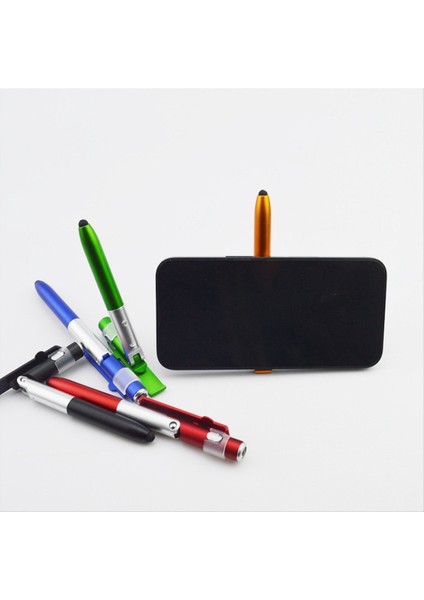 10PCS 4 Arada 1 Çok Fonksiyonlu Tükenme Kalem LED Hafif Kat Telefon Tutucu Gece Okuma Kalem Ofis Okulu Okuma (Yurt Dışından) modelleri