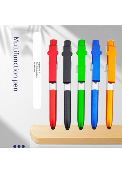 10PCS 4 Arada 1 Çok Fonksiyonlu Tükenme Kalem LED Hafif Kat Telefon Tutucu Gece Okuma Kalem Ofis Okulu Okuma (Yurt Dışından) indirimleri