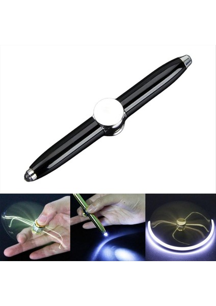 Dönen Kalem LED Işığı ile Kalem Yazma Aracı Aydınlatılmış Uç Kalem Karanlıkta Yazı Için Aydınlatma Için Tükenmiş Kalem C (Yurt Dışından) modelleri