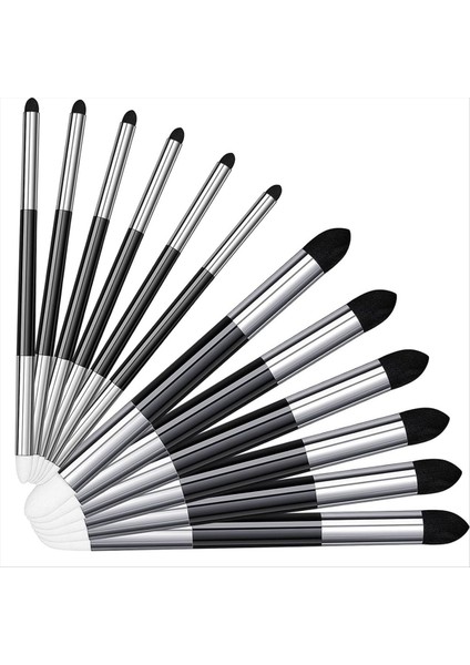 24 Adet Harmanlama Sünger Kalem Çift Başlı Yıkanabilir Sürtünme Sünger Fırça Taslağı Silme Yeniden Kullanılabilir Karıştırma Kütük (Yurt Dışından)