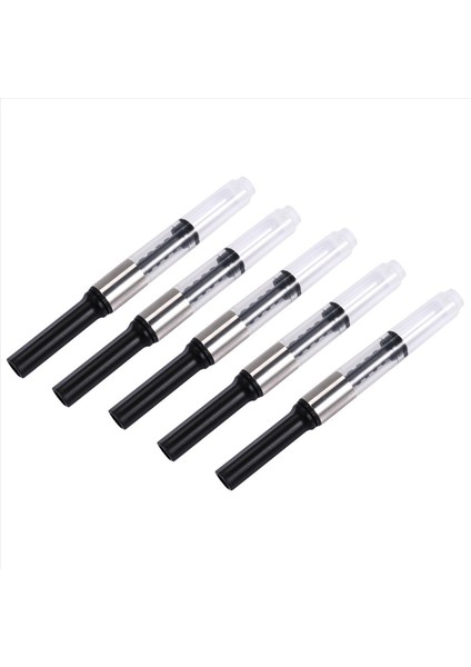 Jinhao 5pcs Fountain Pen Mürekkep Dönüştürücü Mürekkep Rezervuarı Yeni Tüm Türler Için Uygun Siyah (Yurt Dışından)