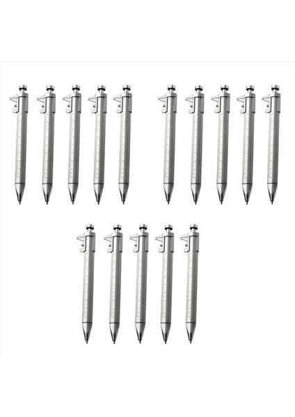 15PCS Çok Fonksiyonlu 1 0mm Jel Mürekkep Kalem Vernier Caliper Roller Kalem Kırtasiye Top Nokta Kalemleri Mavi Mürekkep (Yurt Dışından)