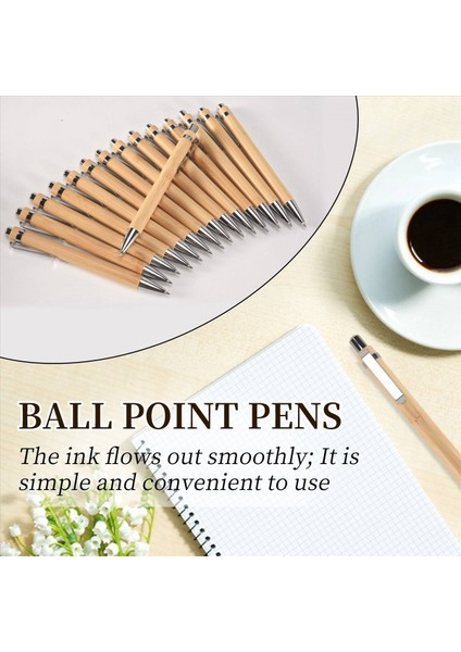 45 Adet Bambu Geri Çekilebilir Tükenebilir Kalem Siyah Mürekkep 1 mm Ofis Ürünleri Kalemler Bambu Tükenmez Kalem Ahşap Tükenmiş Kalemler (Yurt Dışından) indirimleri