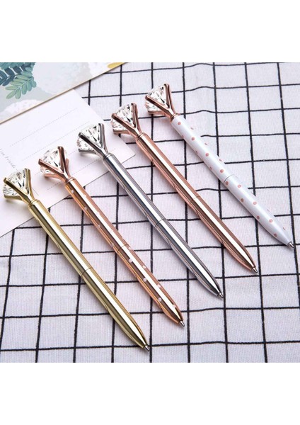 10 Adet Büyük Kristal Elmas Tükenmez Kalem Metal Tükenmez Kalem Ofis Malzemeleri 10 Tükenmez Kalem Doldurma 2 Kadife Torba ile (Yurt Dışından) modelleri