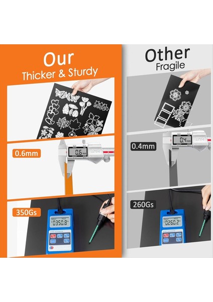 Scrapbooking ve Kart Yapımı Için Not Defteri Koruyucuları Kalıp Kesim Depolama Scrapbook Bağlayıcılarına Sığar (Yurt Dışından) modelleri