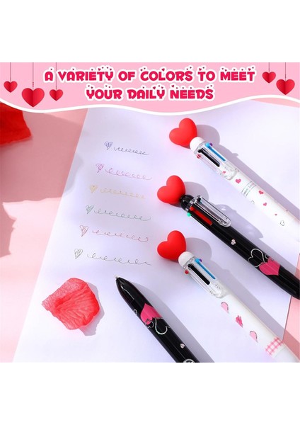 36 Pcs Sevgililer Günü Kalp Şekli Kalem Toplu Sevgililer Günü Için Geri Çekilebilir Tazminat Kalemleri Yetişkinler Kadın Hemşire Düğünü (Yurt Dışından) modelleri